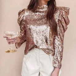 Indie Collection Gala Sequin Top