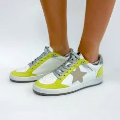 Indie Collection Baller Sneakers - Lime New Arrivals