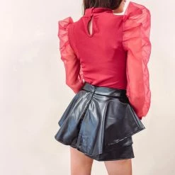 Indie Collection Hampton Puff Top - Red New Arrivals