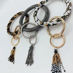 Indie Mae Beaded Key Ring