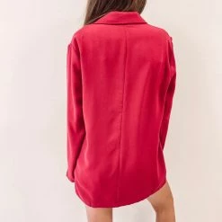 Indie Collection New Arrivals Bennett Red Blazer