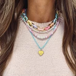 Indie Collection New Arrivals The Kenzie Colored Necklace