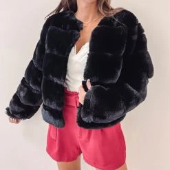 Indie Collection Jackets/Shackets/Flannels Gabriel Faux Fur Jacket