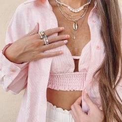 Indie Collection Two-Piece Button Up Set