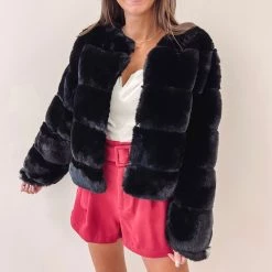 Indie Collection Jackets/Shackets/Flannels Gabriel Faux Fur Jacket