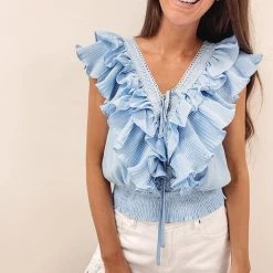 Indie Collection Clothes Callie Ruffle Top