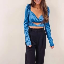 Indie Collection Midnight Silk Top