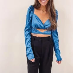 Indie Collection Midnight Silk Top