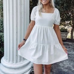 Indie Collection New Arrivals Remi White Dress