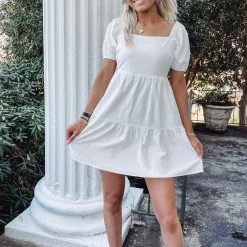 Indie Collection New Arrivals Remi White Dress