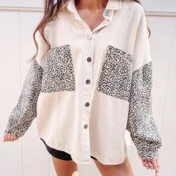 Indie Collection New Arrivals Jackson Shacket - Cream