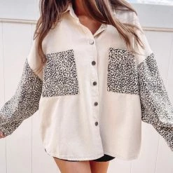 Indie Collection New Arrivals Jackson Shacket - Cream