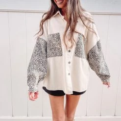 Indie Collection New Arrivals Jackson Shacket - Cream