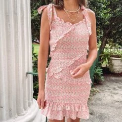 Indie Collection Smocked Floral Dress Dresses + Rompers