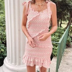 Indie Collection Smocked Floral Dress Dresses + Rompers