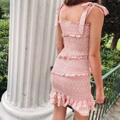 Indie Collection Smocked Floral Dress Dresses + Rompers