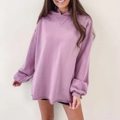 Indie Collection New Arrivals Meagan Distressed Hoodie