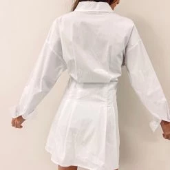 Indie Collection Pleated Shirt Dress