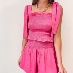 Indie Mae Adair Smocked Shorts (Multiple Colors) USA Collection