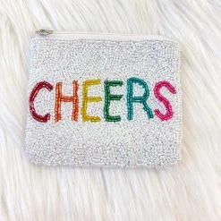 Indie Collection New Arrivals Cheers Beaded Pouch