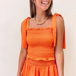 Indie Collection Adair Smocked Top (Multiple Colors) USA Collection