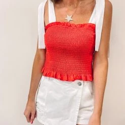 Indie Collection Tops Adair Two-Toned Top