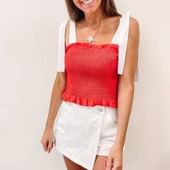 Indie Collection Tops Adair Two-Toned Top