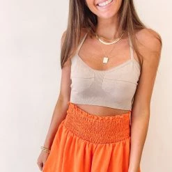 Indie Collection Leni Nude Crop Top