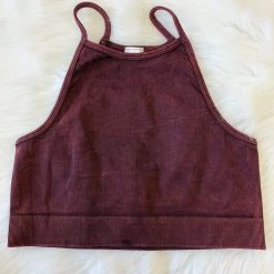 Indie Mae Halter Seamless Top Clothes