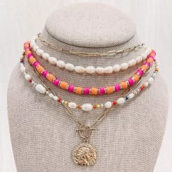 Indie Collection Vacay Collection Exuma Beaded Necklace