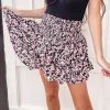 Indie Collection Floral Smocked Skirt Bottoms