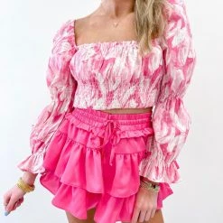 Indie Collection Maren Skirt - Hot Pink New Arrivals