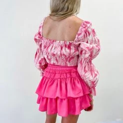 Indie Collection Maren Skirt - Hot Pink New Arrivals