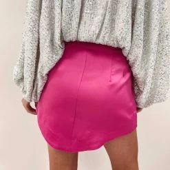 Indie Collection Hot Pink Mini Skirt