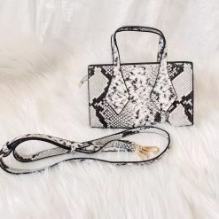 Indie Mae Accessories Mini Snakeprint Bag/Crossbody