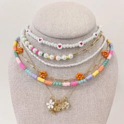 Indie Collection New Arrivals Heart Pearl Necklace