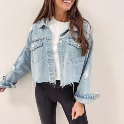 Indie Collection Sparkle Denim Jacket New Arrivals