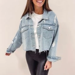 Indie Collection Sparkle Denim Jacket New Arrivals