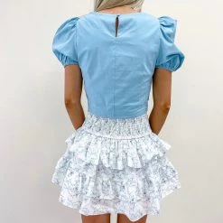 Indie Collection Addison Floral Skirt