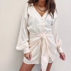 Indie Collection New Arrivals Jovi Romper - Champagne