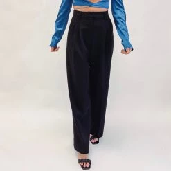 Indie Collection New Arrivals Black Tailored Pants