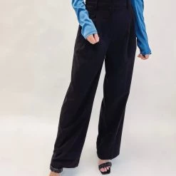 Indie Collection New Arrivals Black Tailored Pants