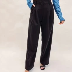 Indie Collection New Arrivals Black Tailored Pants