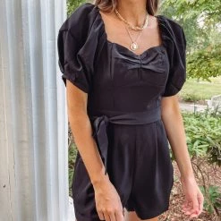 Indie Collection Heart Neckline Romper New Arrivals