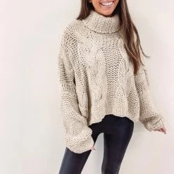 Indie Collection Hudson Cable Sweater