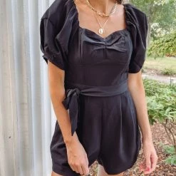 Indie Collection Heart Neckline Romper New Arrivals