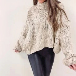 Indie Collection Hudson Cable Sweater