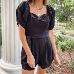 Indie Collection Heart Neckline Romper New Arrivals