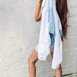 Indie Collection Two-Toned Denim Jacket