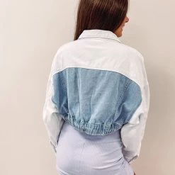Indie Collection Two-Toned Denim Jacket